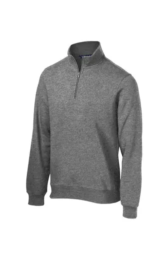 1/4 Sport-Tek Pullover Sweatshirt -Vintage Heather