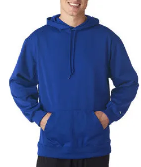 1454 Badger Adult BT5 Performance Fleece Poly Hoodie Royal