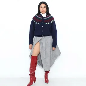 1980s Fairisle Wool Cardigan