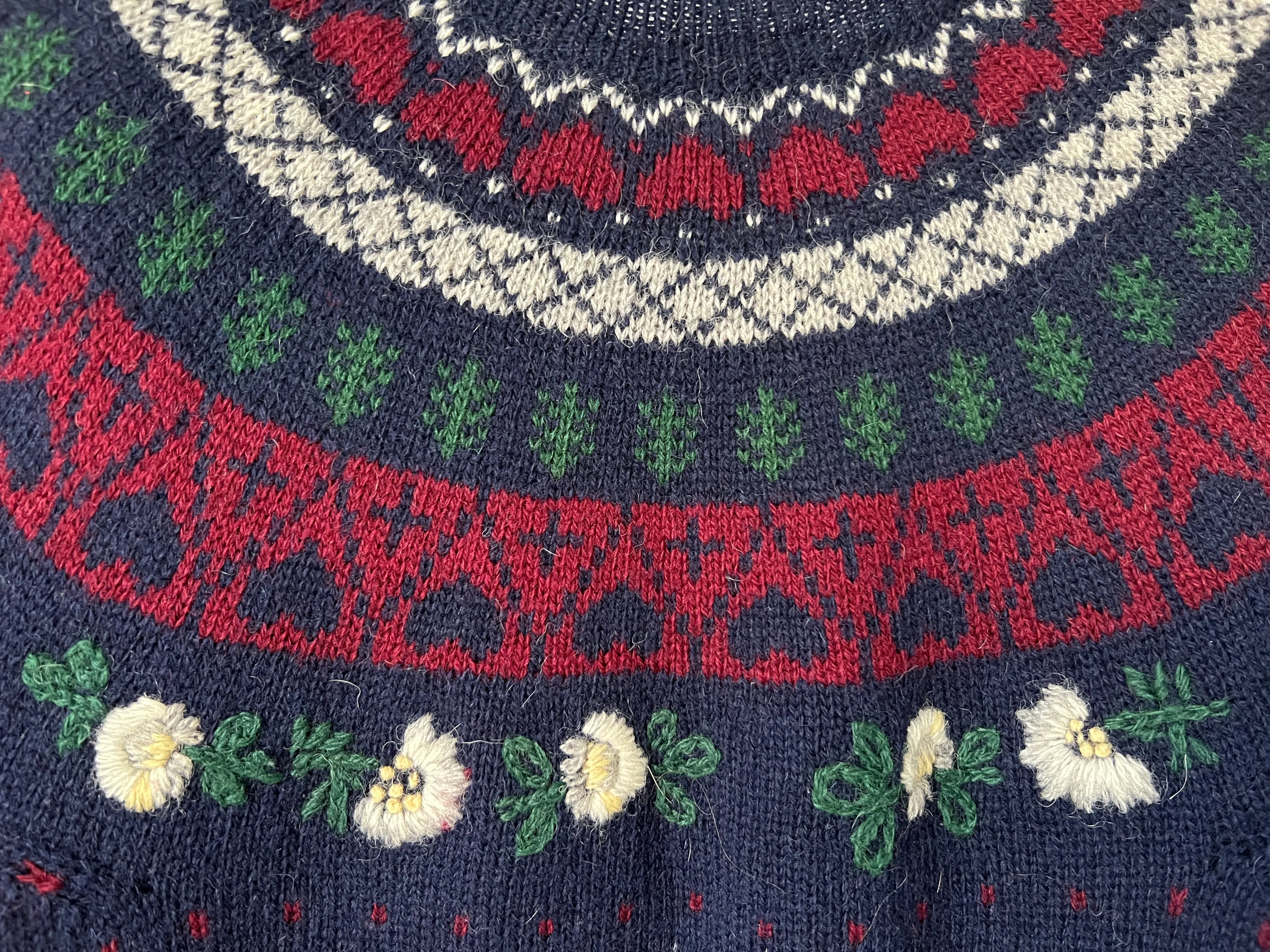 1980s Fairisle Wool Cardigan