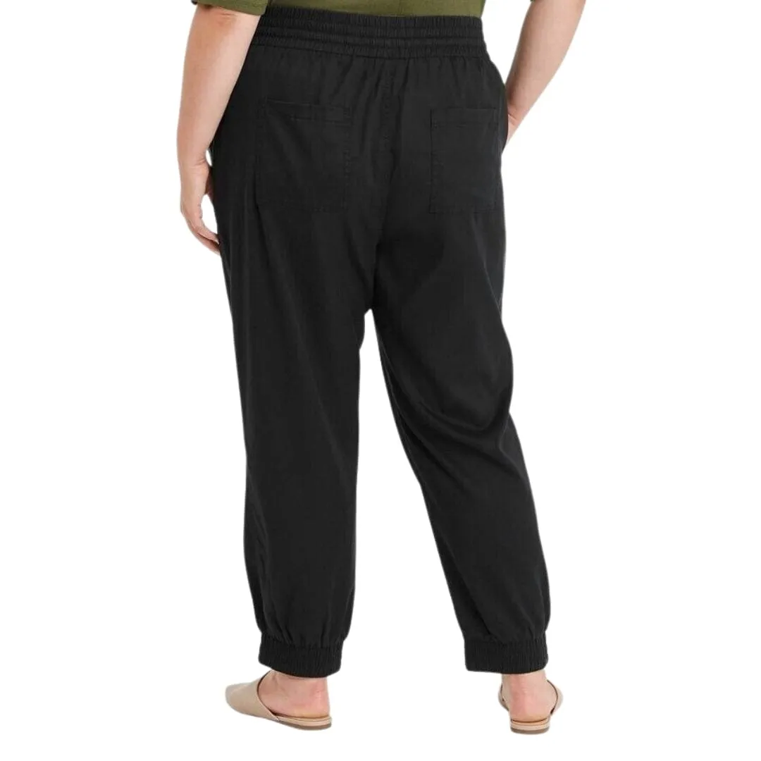 A NEW DAY - High-Rise Woven Ankle Sweatpant