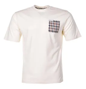 Active Club Check Pocket T Shirt White