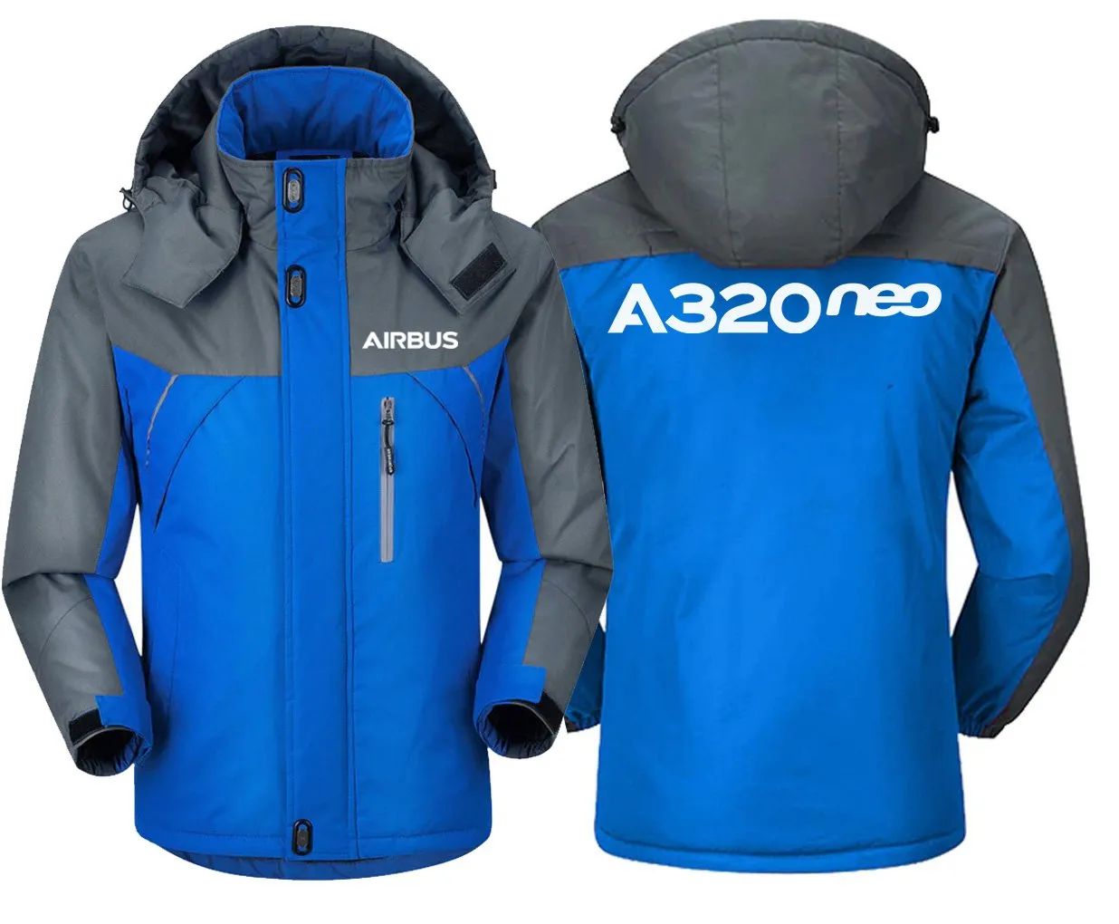 Airbus A320Neo Winter Coat - Water-Resistant, Snow & Wind Resistant with Utility Pocket