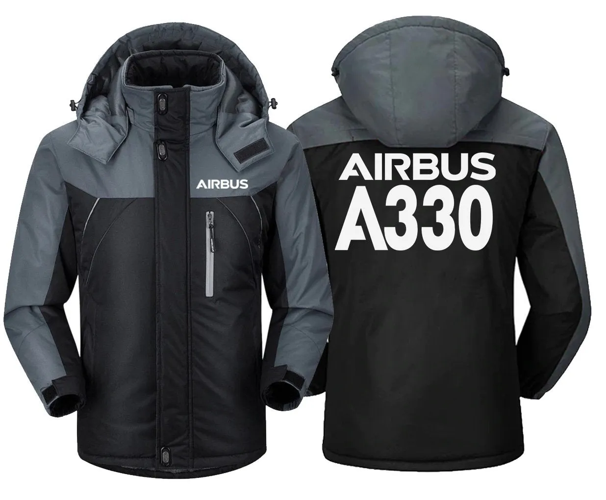 Airbus A330 Winter Coat - Slim Fit, Water-Resistant, Snow & Wind Resistant, MA-1 Pocket
