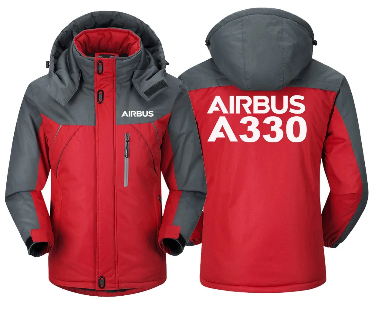 Airbus A330 Winter Coat - Water-Resistant, Snow & Wind Resistant with Utility Pocket