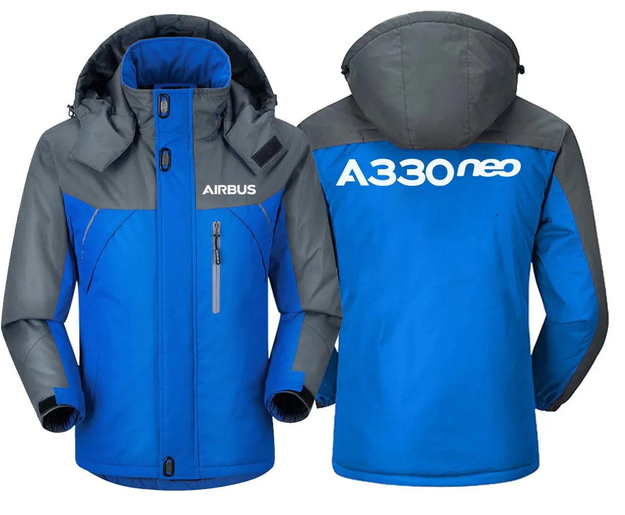 Airbus A330Neo Winter Coat - Water-Resistant, Snow & Wind Resistant, Unique Design, Slim Fit