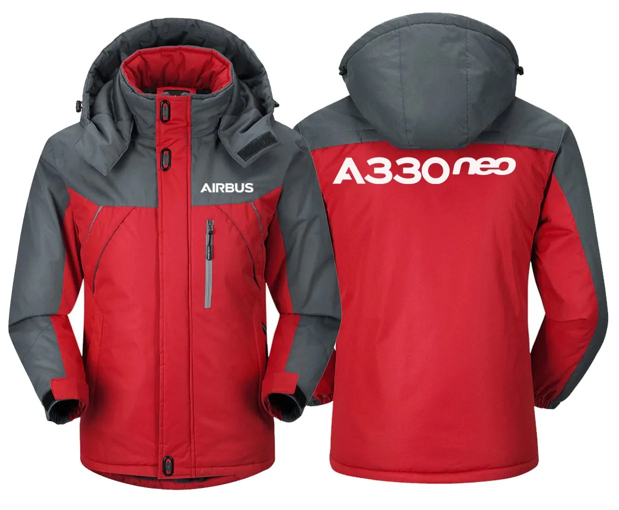 Airbus A330Neo Winter Coat - Water-Resistant, Snow & Wind Resistant, Unique Design, Slim Fit