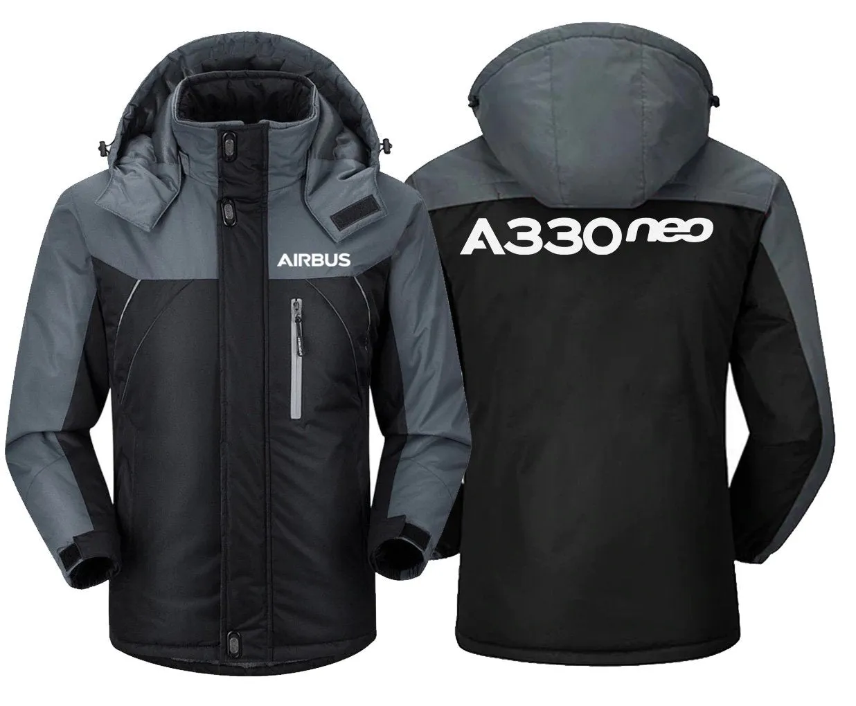 Airbus A330Neo Winter Coat - Water-Resistant, Snow & Wind Resistant, Unique Design, Slim Fit