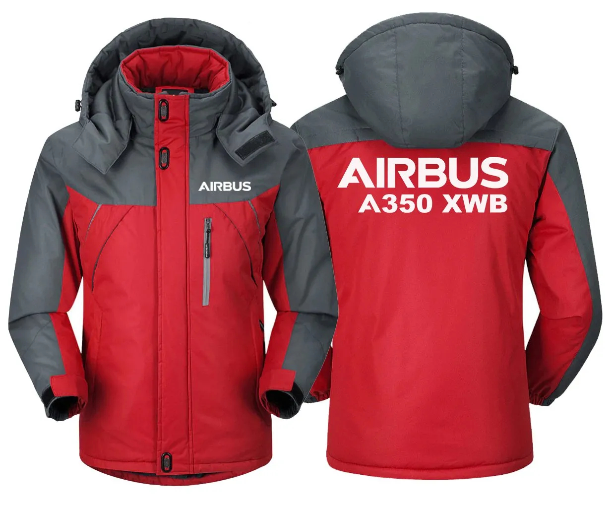 Airbus A350 XWB Winter Coat - Water-Resistant, Wind & Snow Resistant, Unique Design, Slim Fit