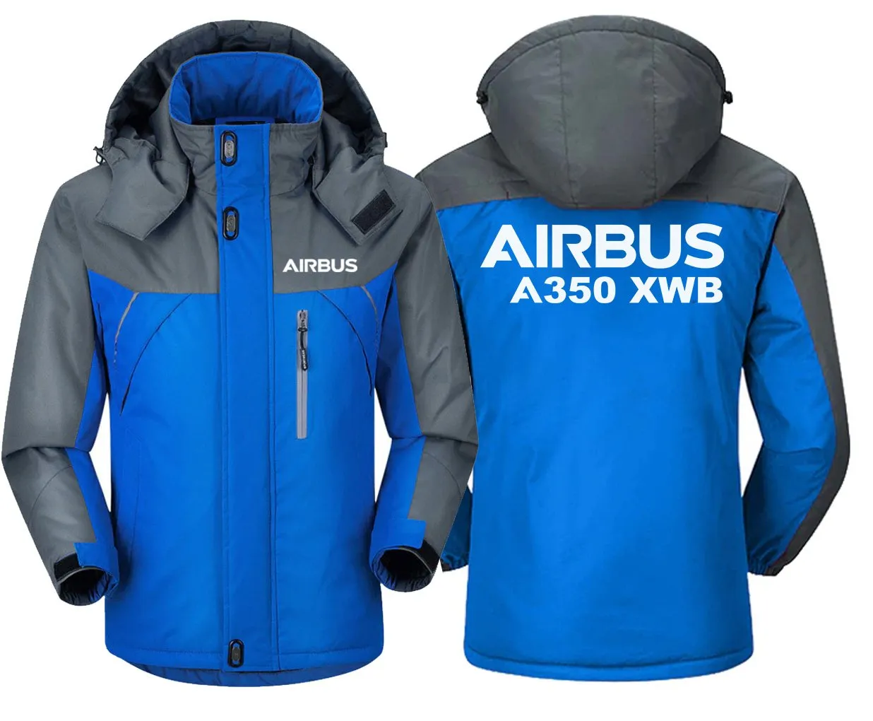 Airbus A350 XWB Winter Coat - Water-Resistant, Wind & Snow Resistant, Unique Design, Slim Fit
