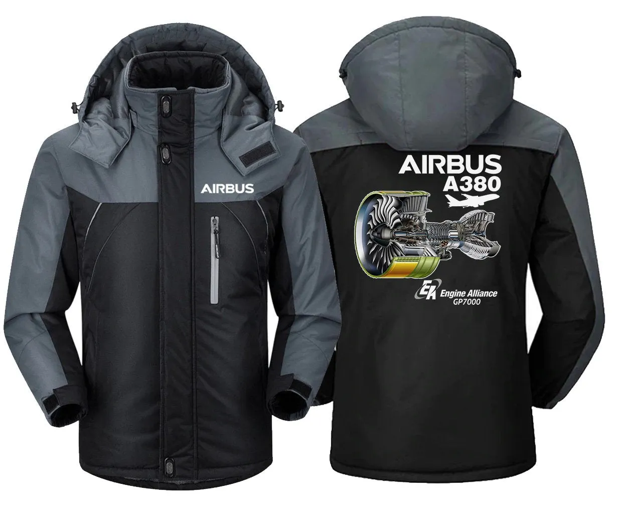 AIRBUS A380 GP 7000 WINTER COAT | WATER-RESISTANT, WIND & SNOW RESISTANT DESIGN
