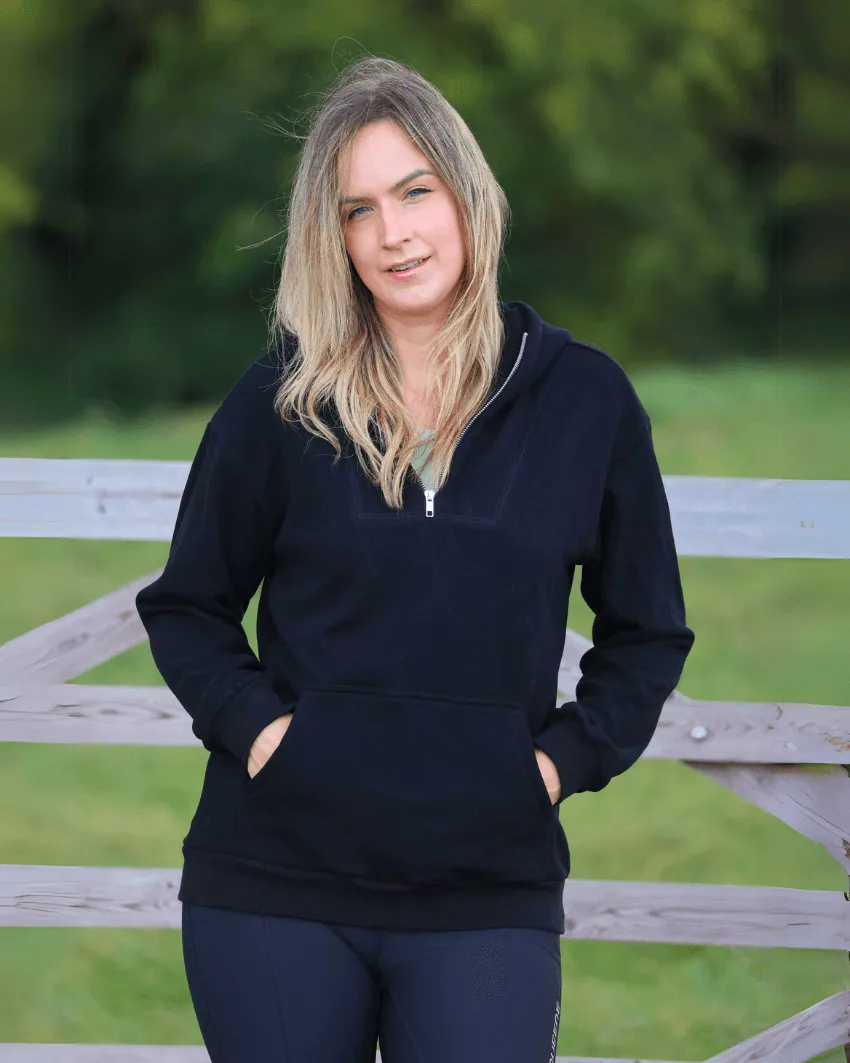 Ana Polar Hoodie - Black