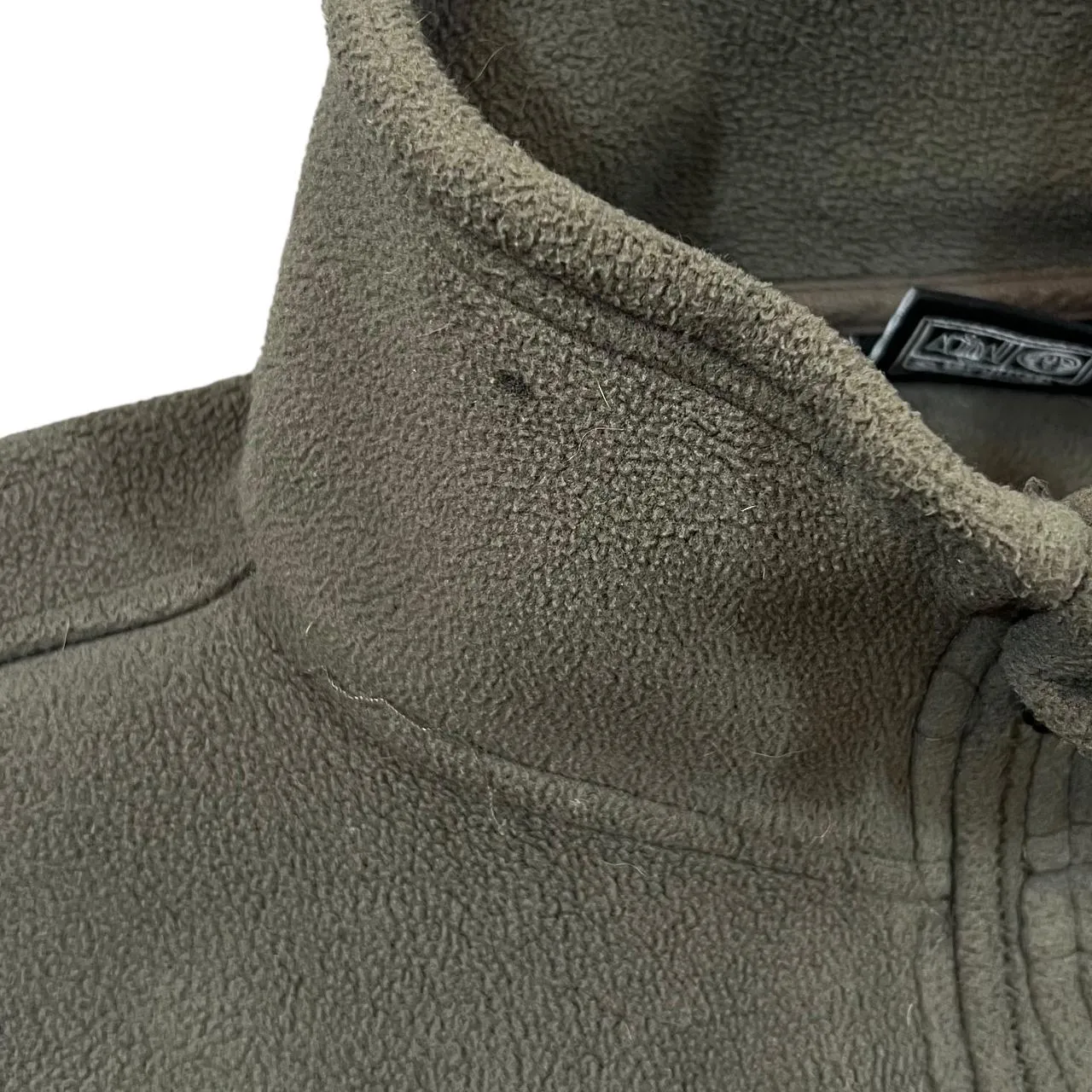 ANIMAL Classic Embroidered Logo Spellout 1/4 Zip Pullover Fleece Sweatshirt