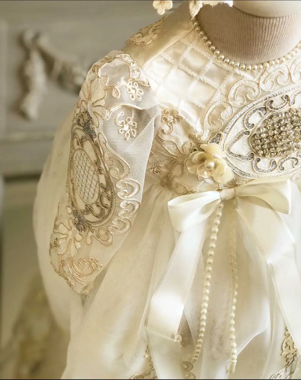 Antique Vintage Christening Gown