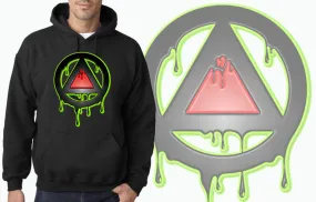 Art Society x Retro Kings 3D DRIP LOGO HOODIE BLACK