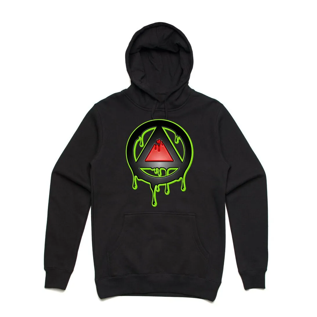 Art Society x Retro Kings 3D DRIP LOGO HOODIE BLACK