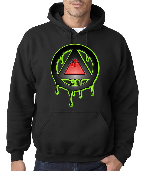 Art Society x Retro Kings 3D DRIP LOGO HOODIE BLACK