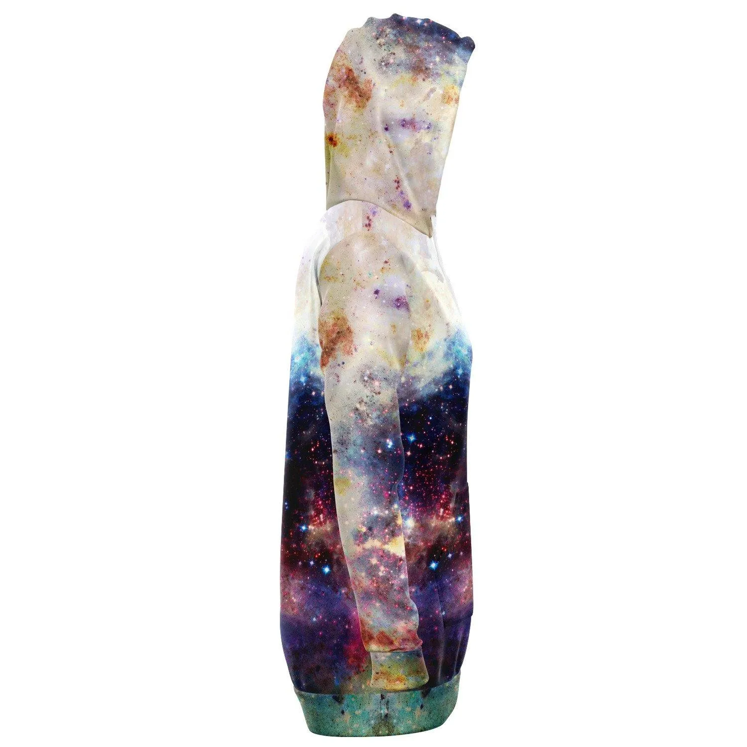 Baltus Psychedelic Fleece-Lined Long Hoodie