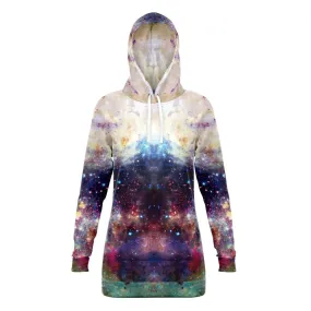 Baltus Psychedelic Fleece-Lined Long Hoodie