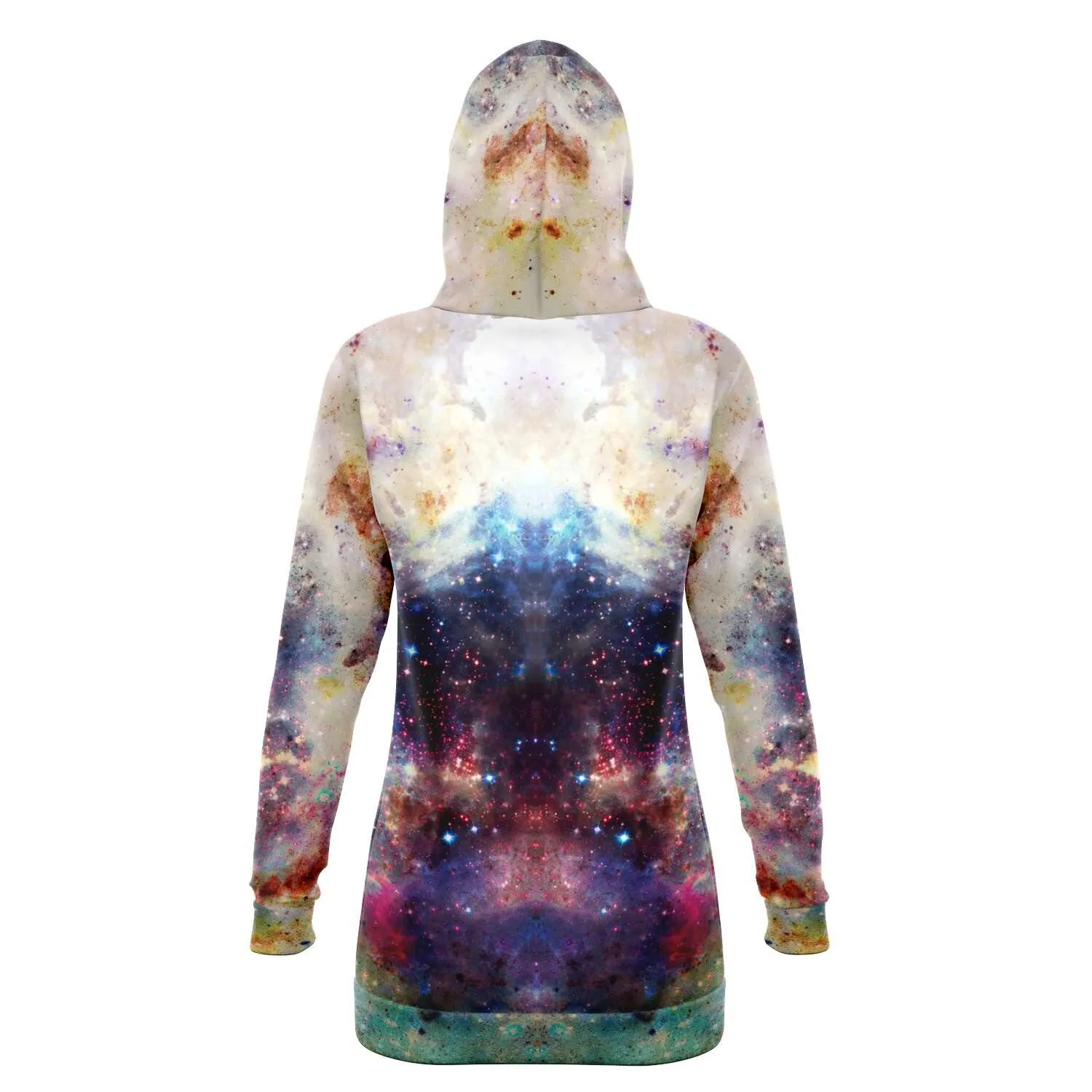 Baltus Psychedelic Fleece-Lined Long Hoodie