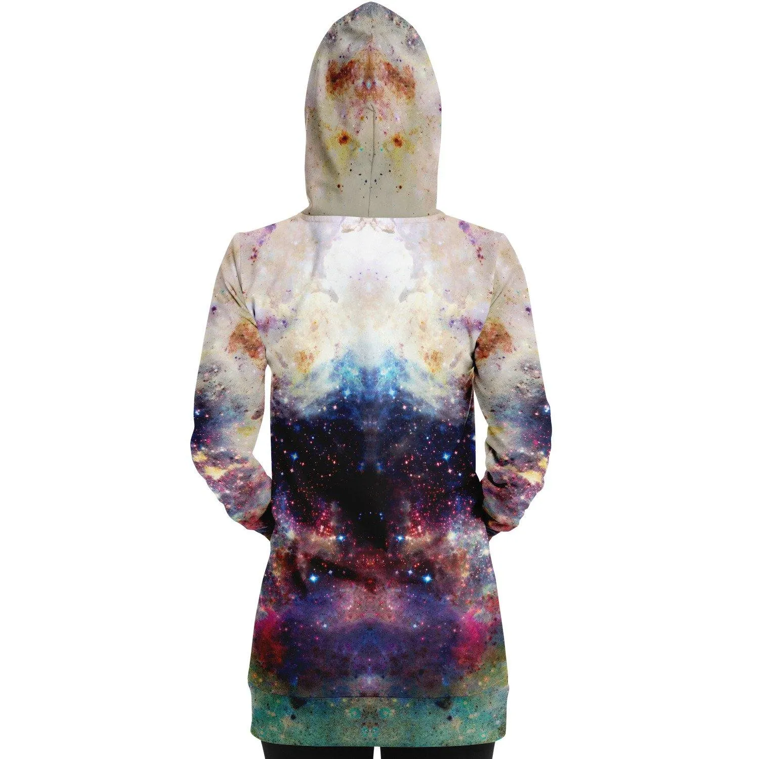 Baltus Psychedelic Fleece-Lined Long Hoodie