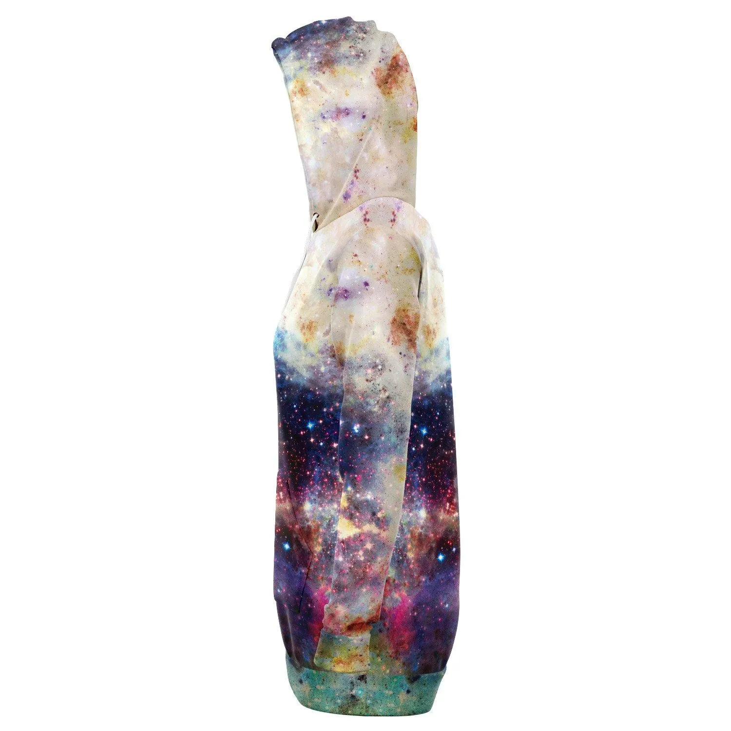 Baltus Psychedelic Fleece-Lined Long Hoodie