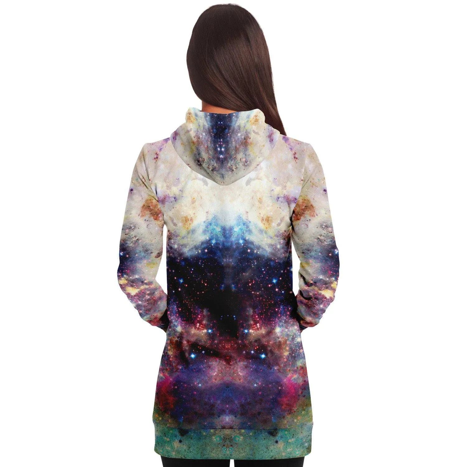 Baltus Psychedelic Fleece-Lined Long Hoodie