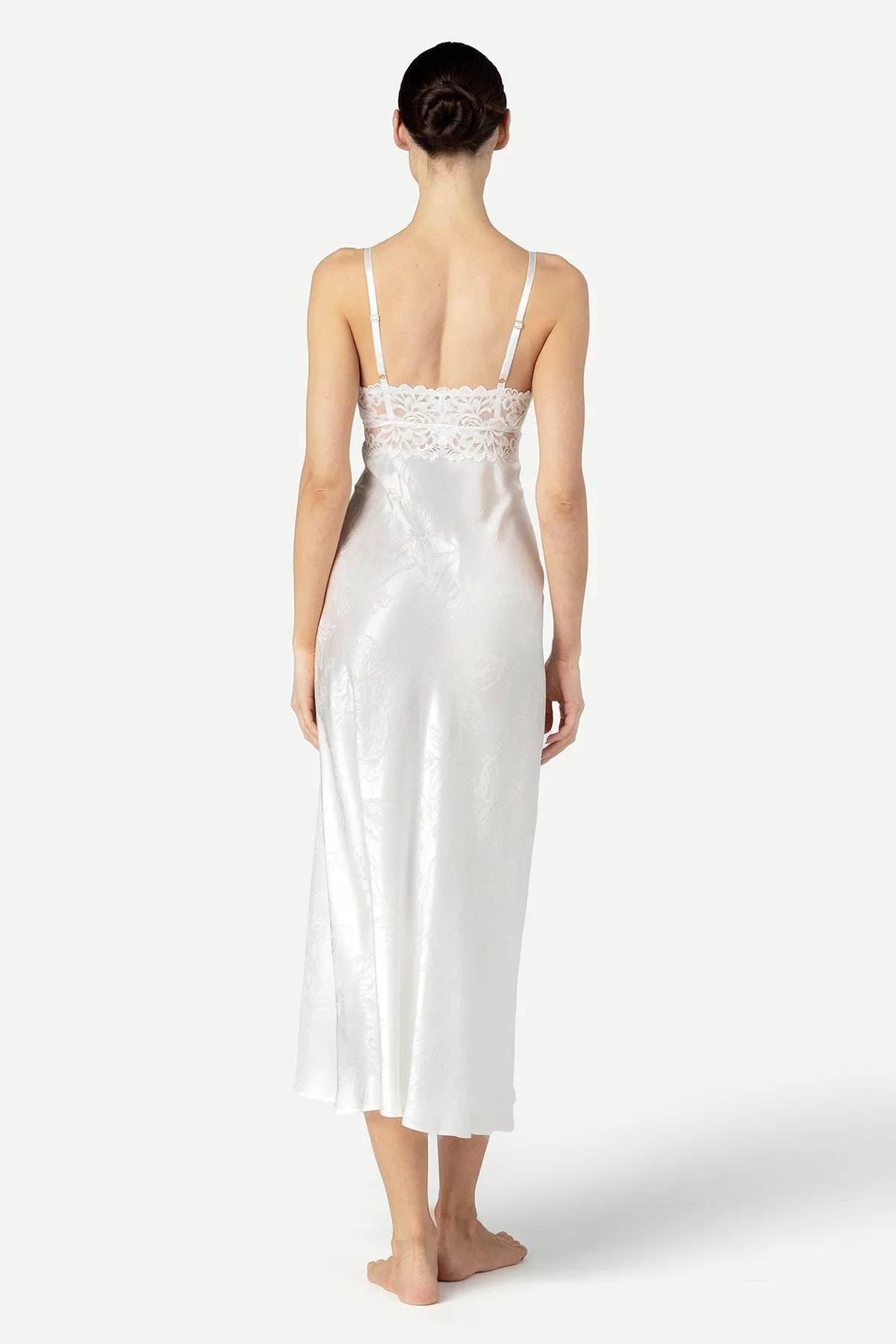 Barbara Bridal Long Silk Gown