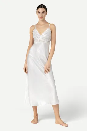 Barbara Bridal Long Silk Gown