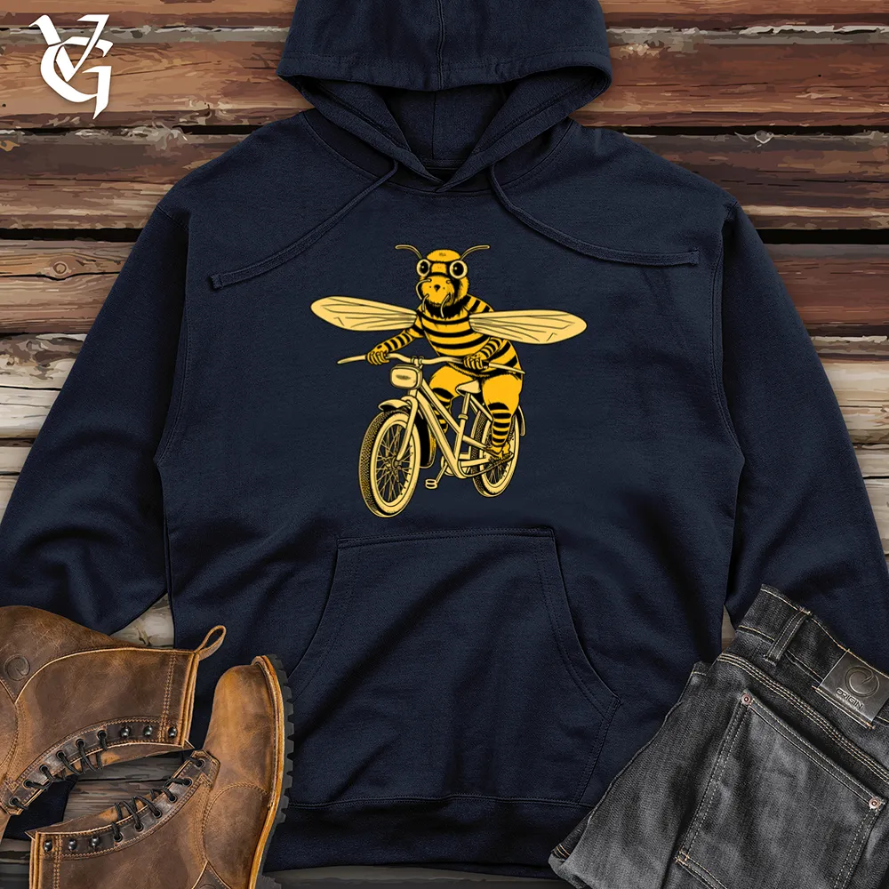 Bee Pedal Power Honey Ride Midweight Hooded Sweatshirt