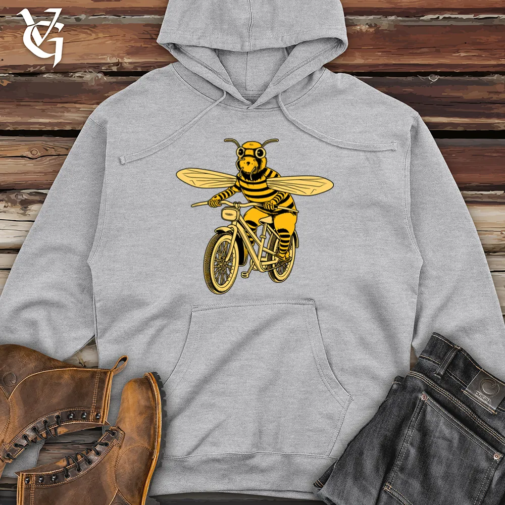 Bee Pedal Power Honey Ride Midweight Hooded Sweatshirt