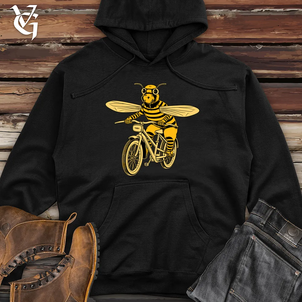 Bee Pedal Power Honey Ride Midweight Hooded Sweatshirt