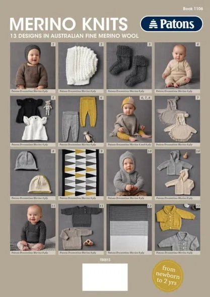 Book 1106 - Patons Merino Baby