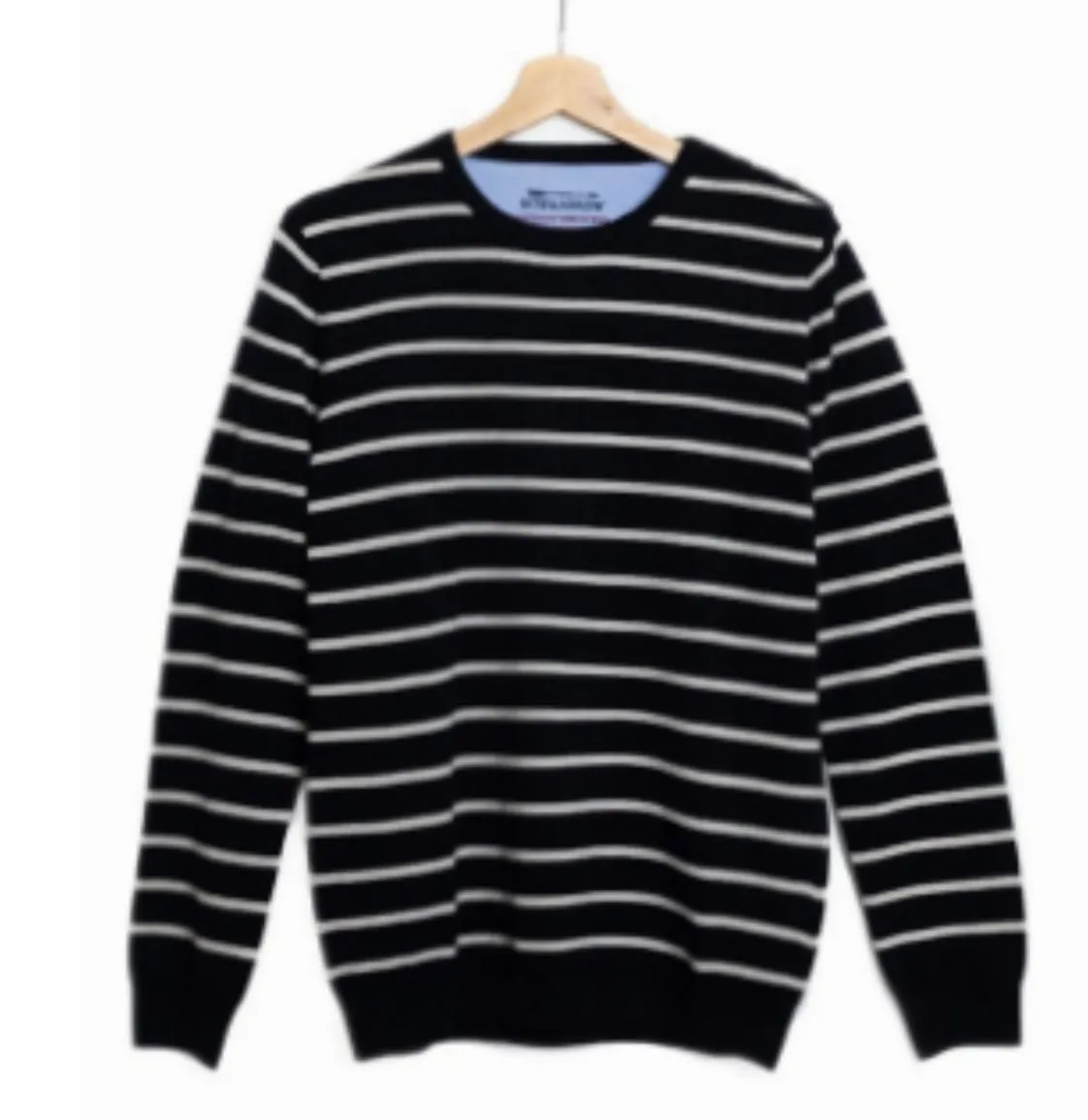 Bow & Arrow Navy Breton Stripe