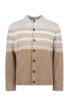 Brunhall Full Button Fairisle Cardigan