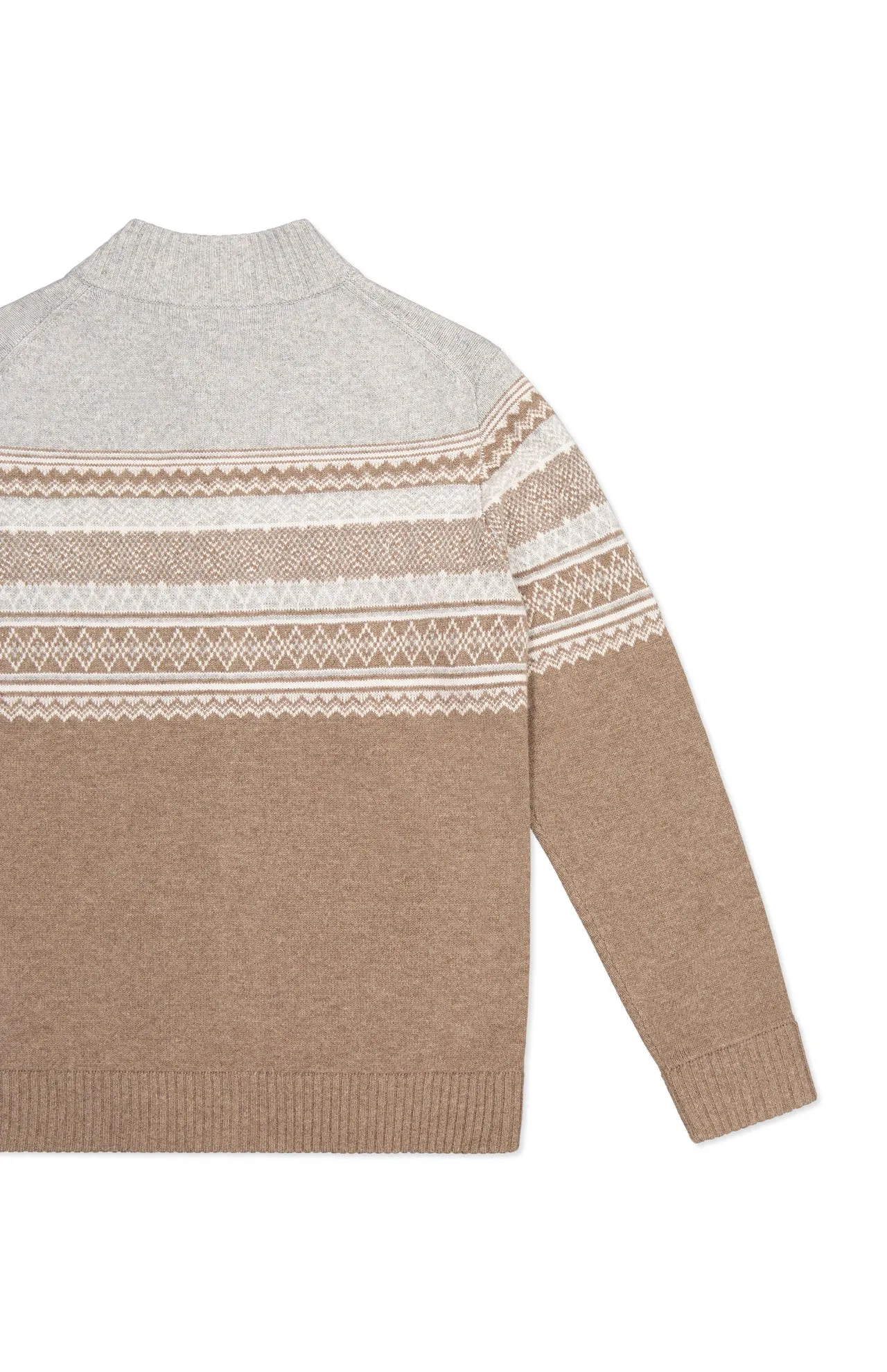 Brunhall Full Button Fairisle Cardigan