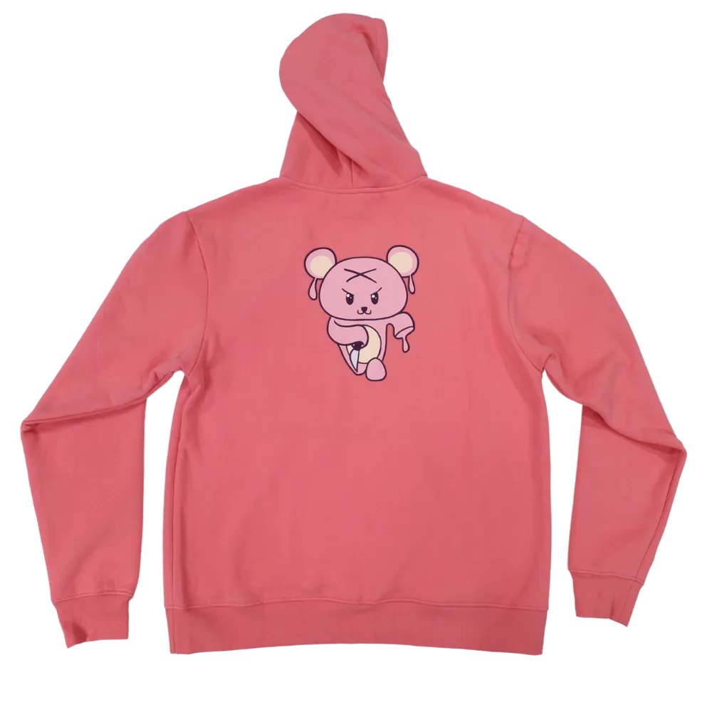 Chaotic Bears Pink Hoodie