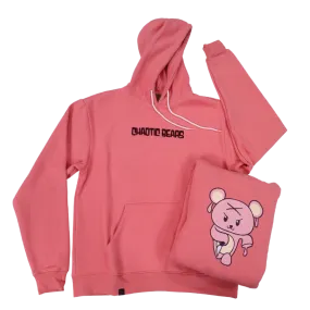 Chaotic Bears Pink Hoodie
