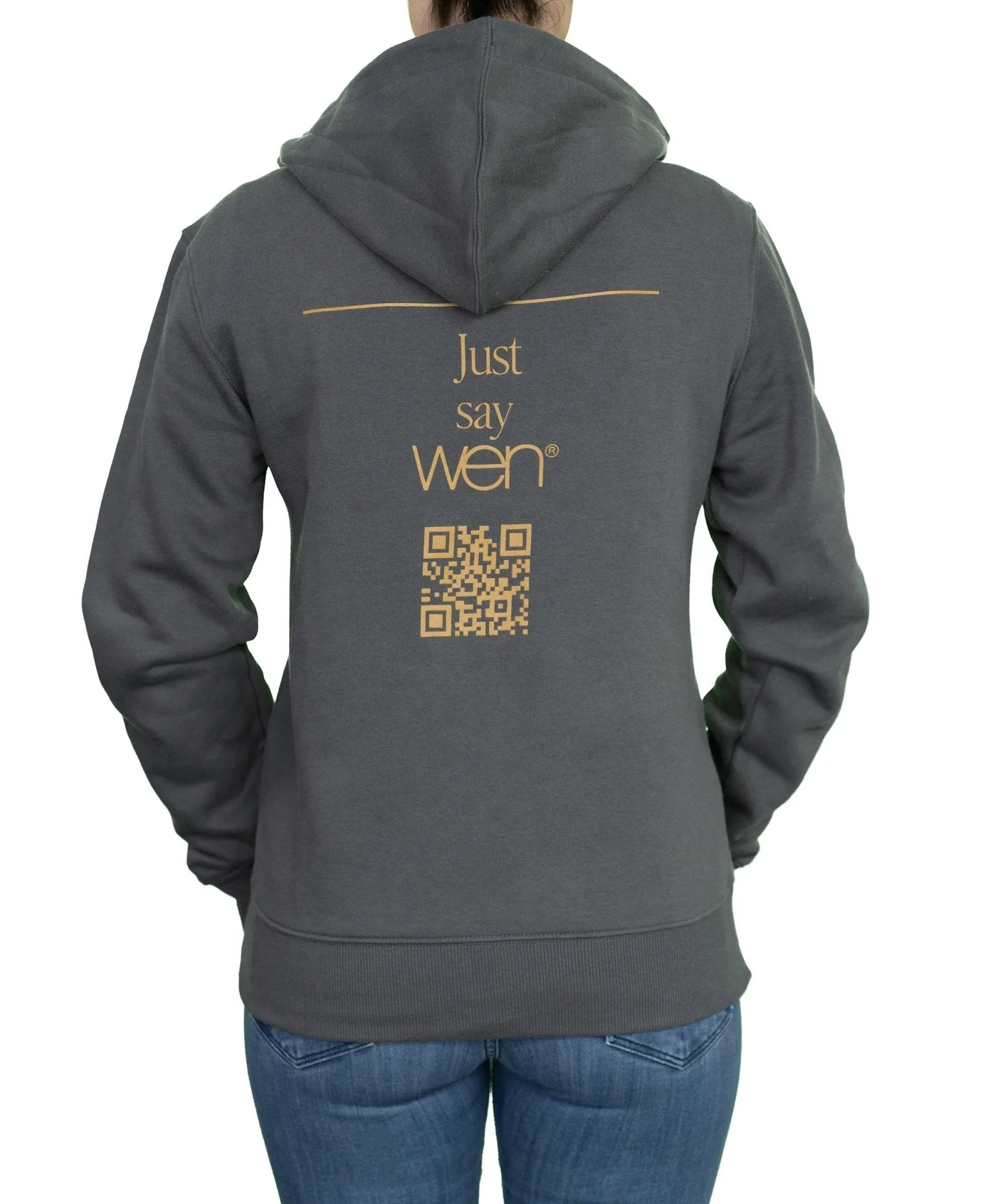 Charcoal Unisex Cozy Fleece Full-Zip Hoodie