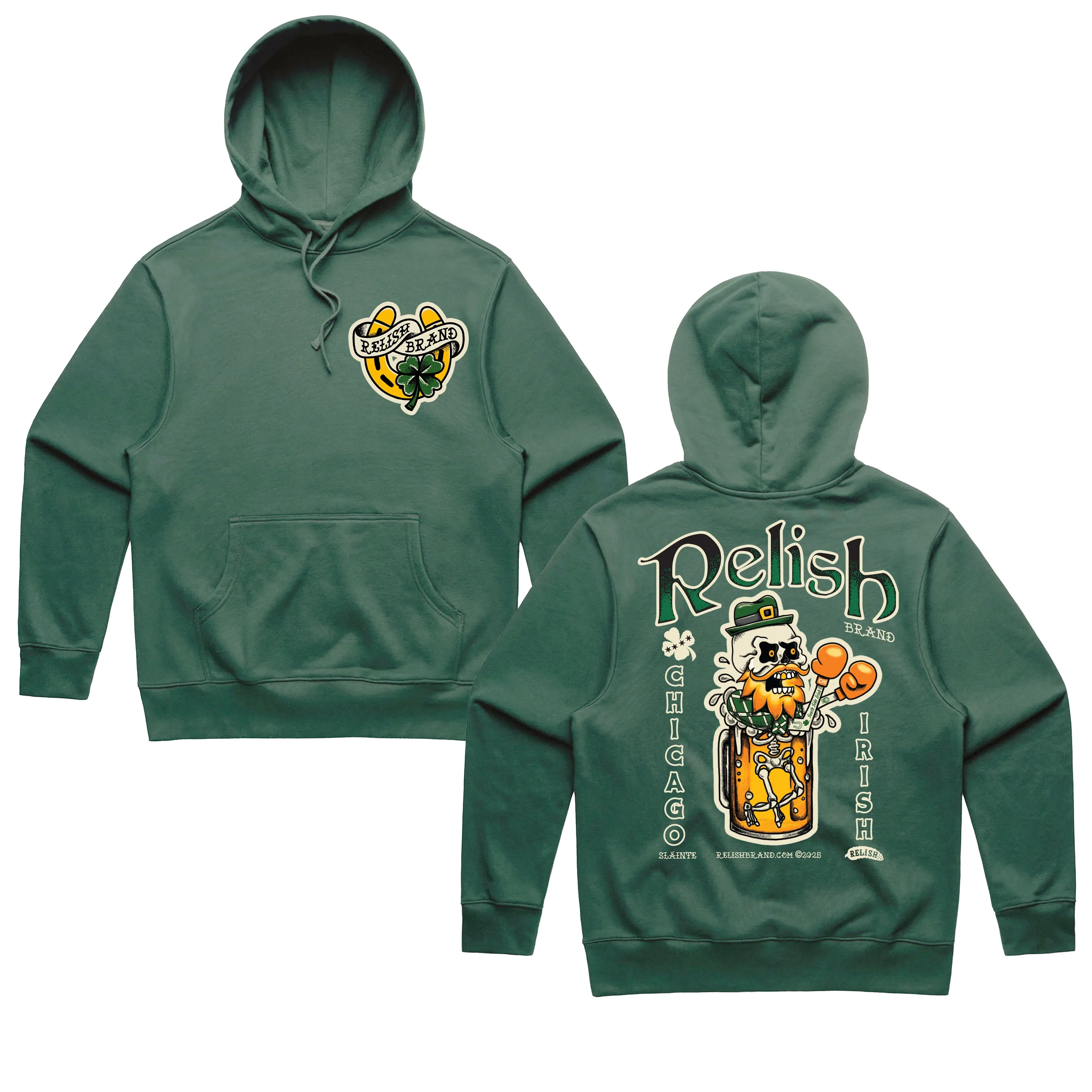 Chi-Irish 2025 Pullover Hoodie - Green