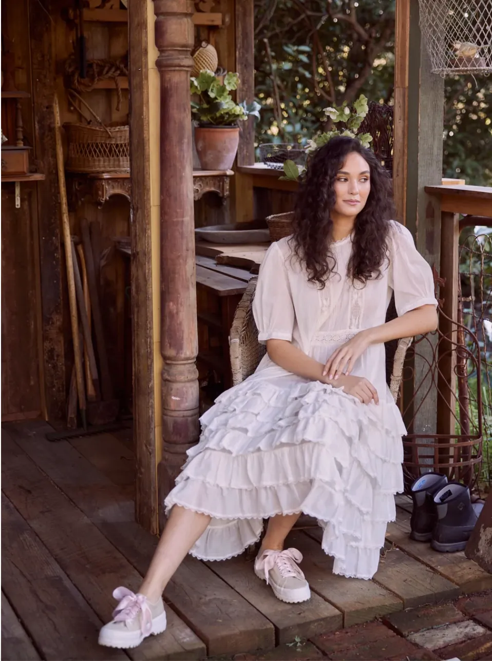 Clementine Dress, Alabaster White