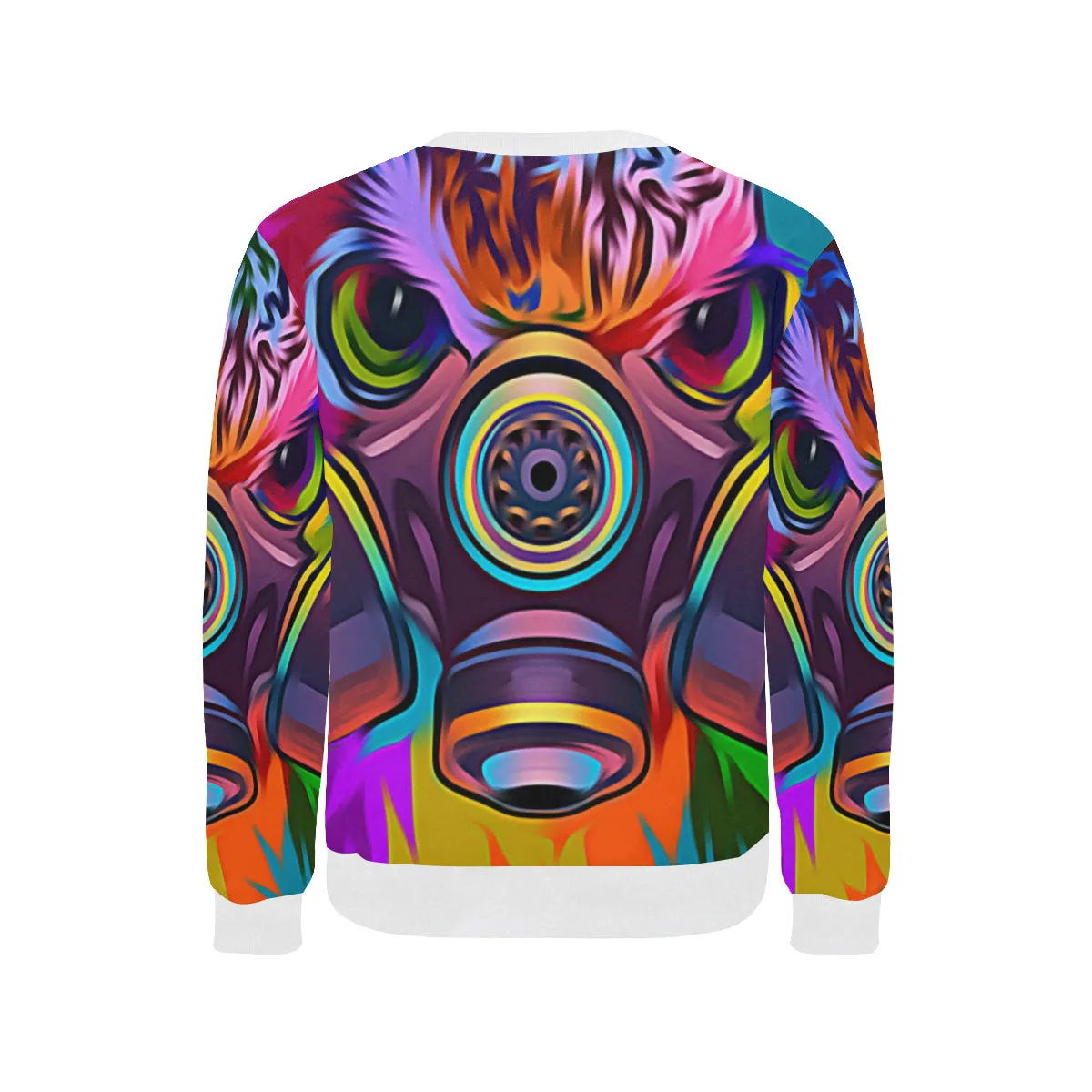 COLORING CHOUETT Men's Rib Cuff Crew Neck Sweatshirt