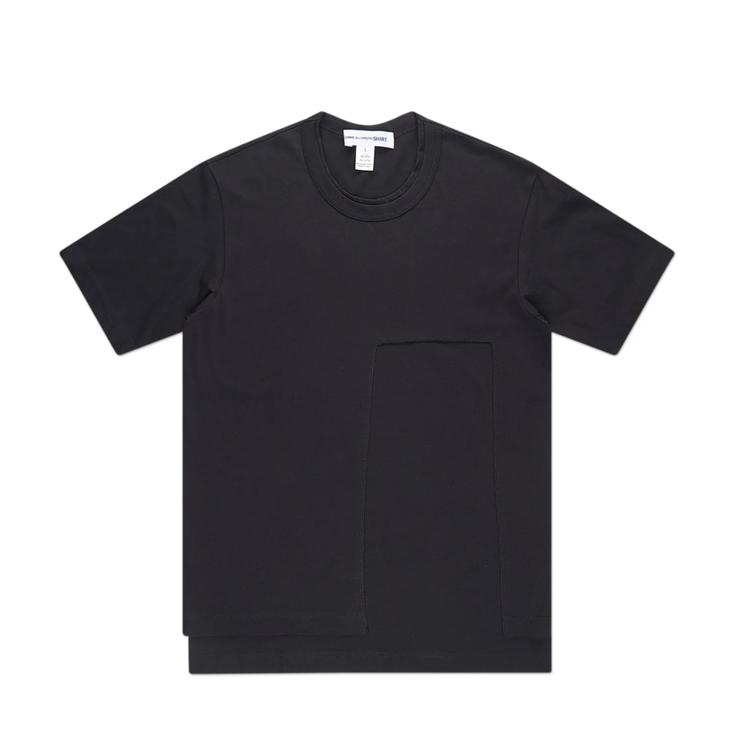 comme des garçons shirt knit t-shirt (black)
