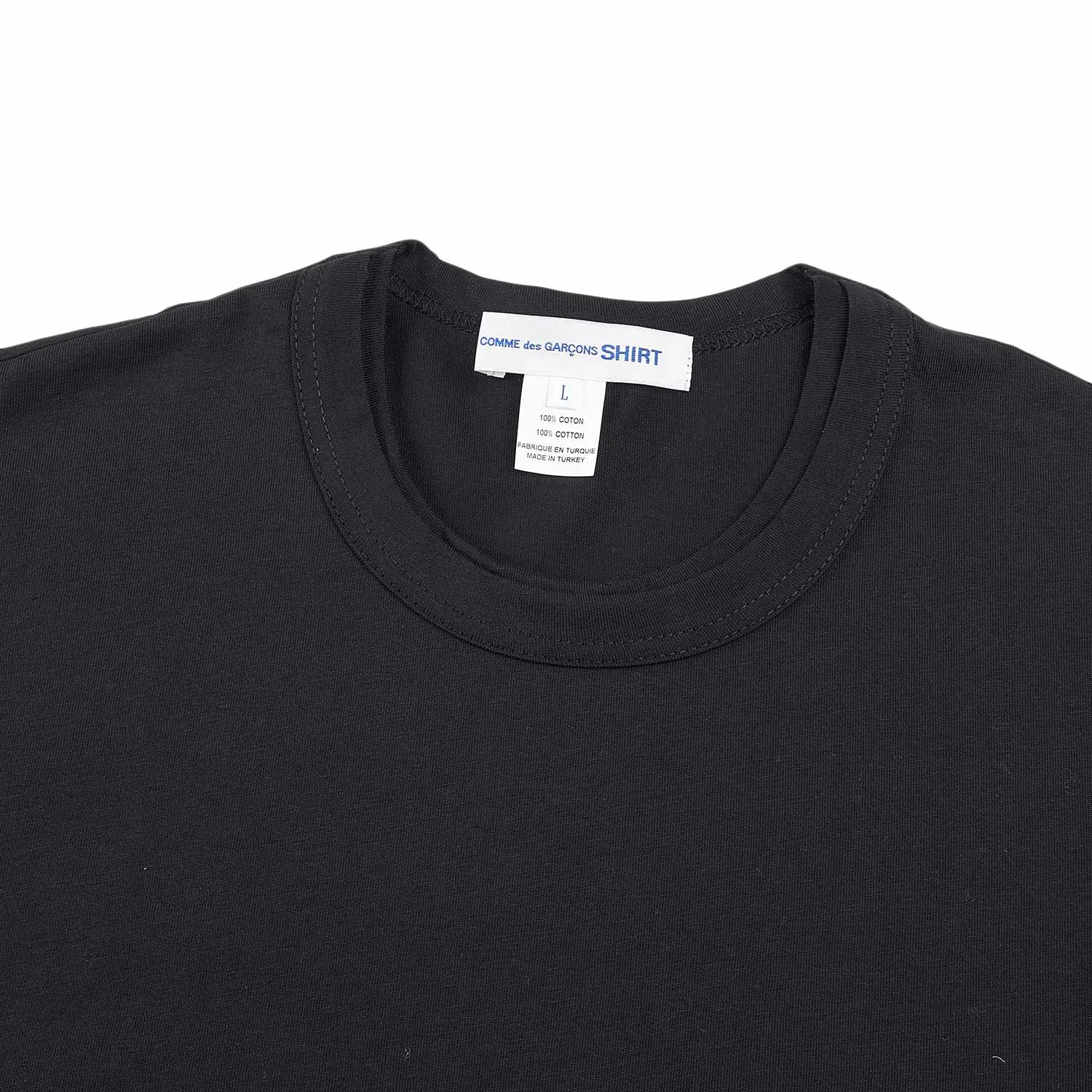 comme des garçons shirt knit t-shirt (black)