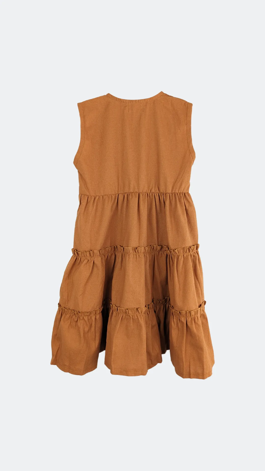 Copper Linen Dress