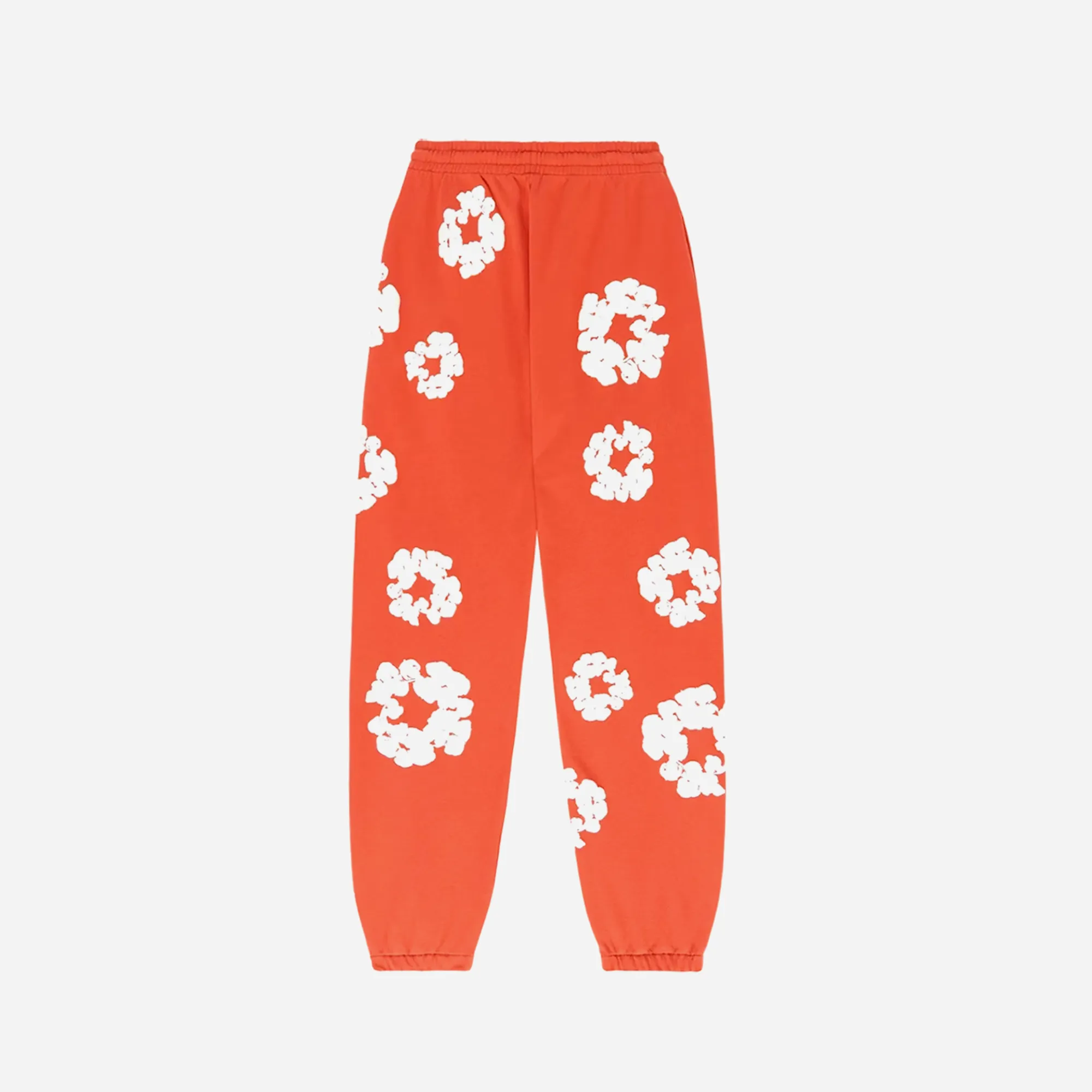 DENIM TEARS THE COTTON WREATH SWEATPANTS ORANGE