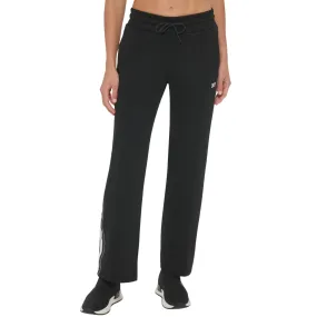 DKNY -  High-Rise Side-Stripe Drawstring Sweatpant