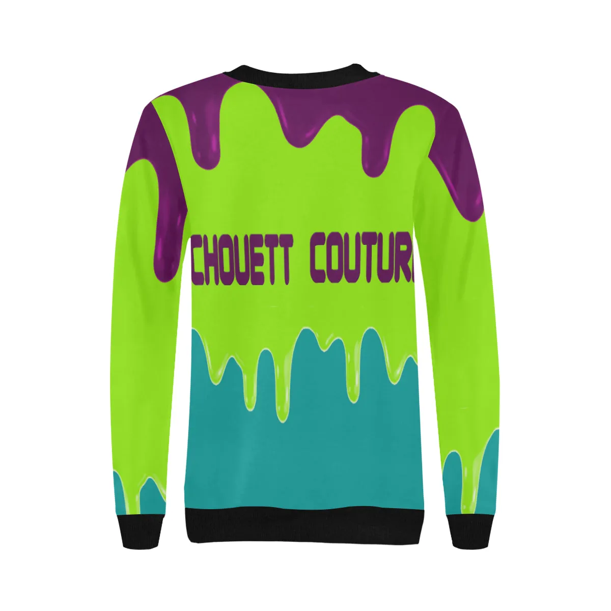 DRIPPIN LEAN Women's Rib Cuff Crew Neck Sweatshirt