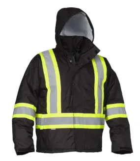 DRIVERS SAFETY PARKA BLACK SMALL