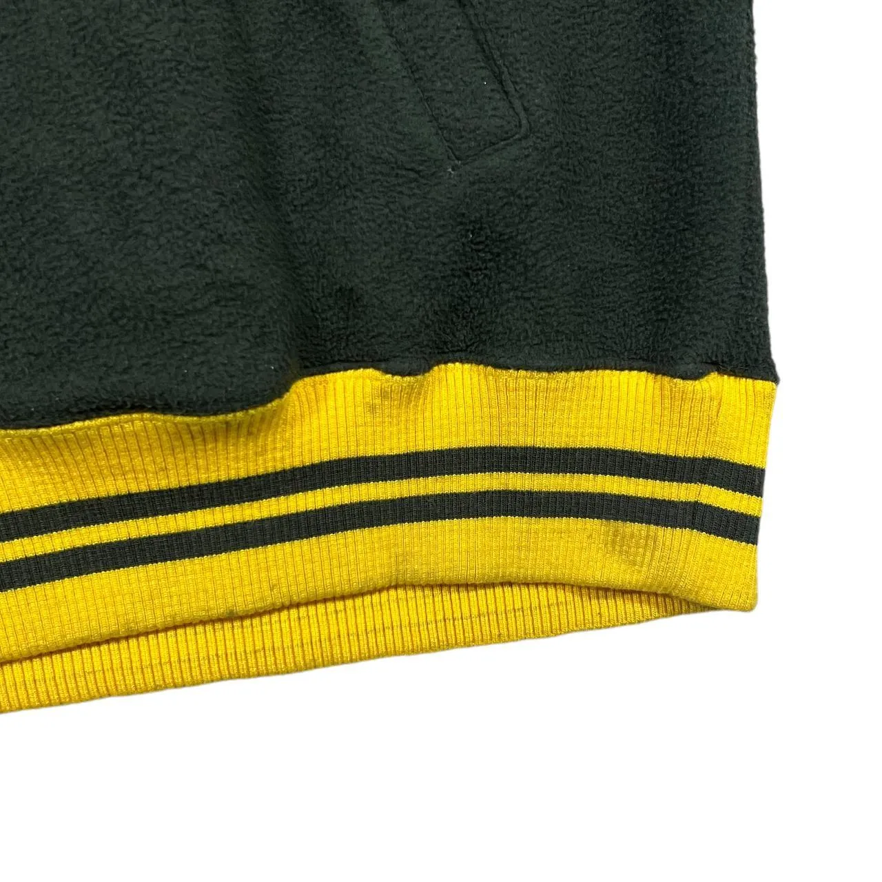 Early 00's ROOTS ATHLETICS "1973" Embroidered Green Pullover Fleece Hoodie
